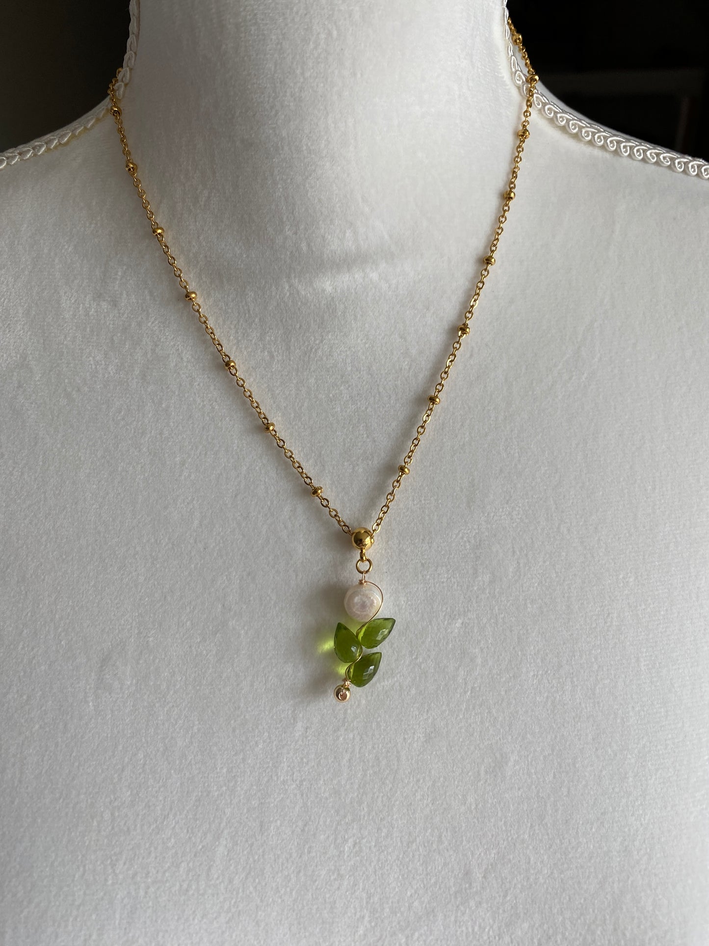 The Blossom Collection  - Peridot Green