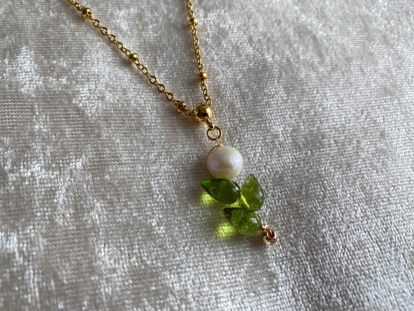 The Blossom Collection  - Peridot Green